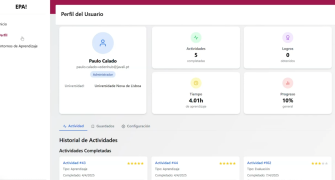 Vista de un fotograma del vídeo sobre la interfaz del sistema EPAI.