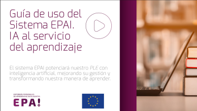 Captura de pantalla de la guía de uso del sistema EPAI