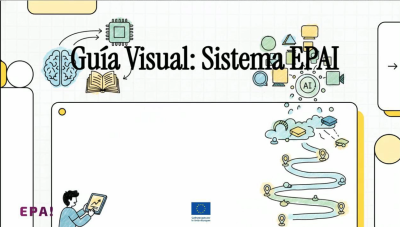 Captura de pantalla de la vista inicial del vídeo de guía visual del sistema EPAI.