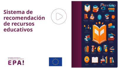 Vista del inicio del vídeo sobre el sistema de recomendación de EPAI.