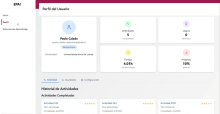 Vista de un fotograma del vídeo sobre la interfaz del sistema EPAI.